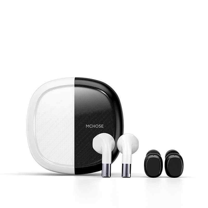 Duoble Pod Headset Designed Panda Model Bluetooth Earbuds