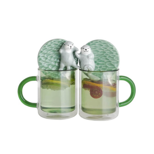 Sea Otter Couple Cup SetNEW TOWN BAZAAR