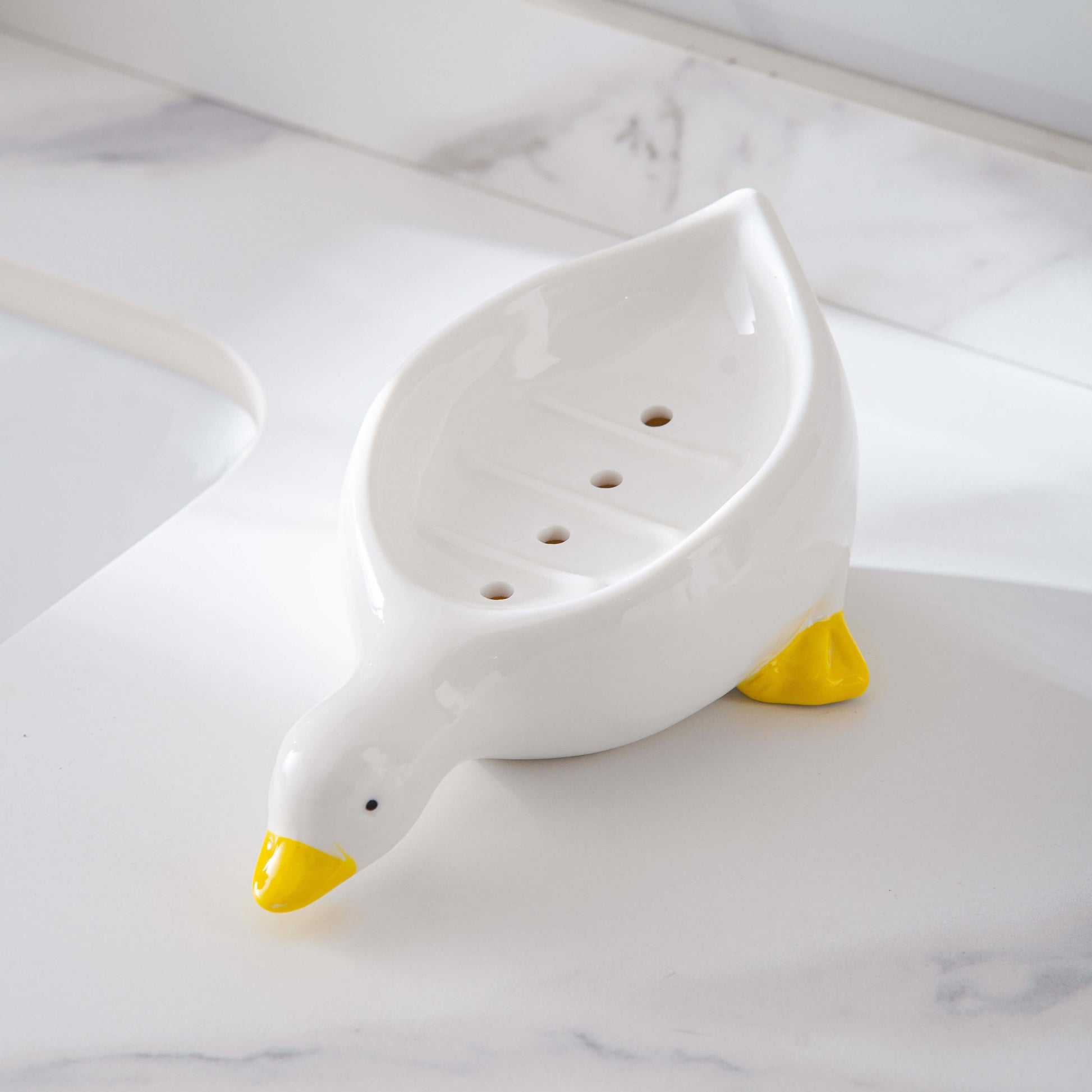 Duck Drain Soap Dish HolderBathroom, kitchenNEW TOWN BAZAAR