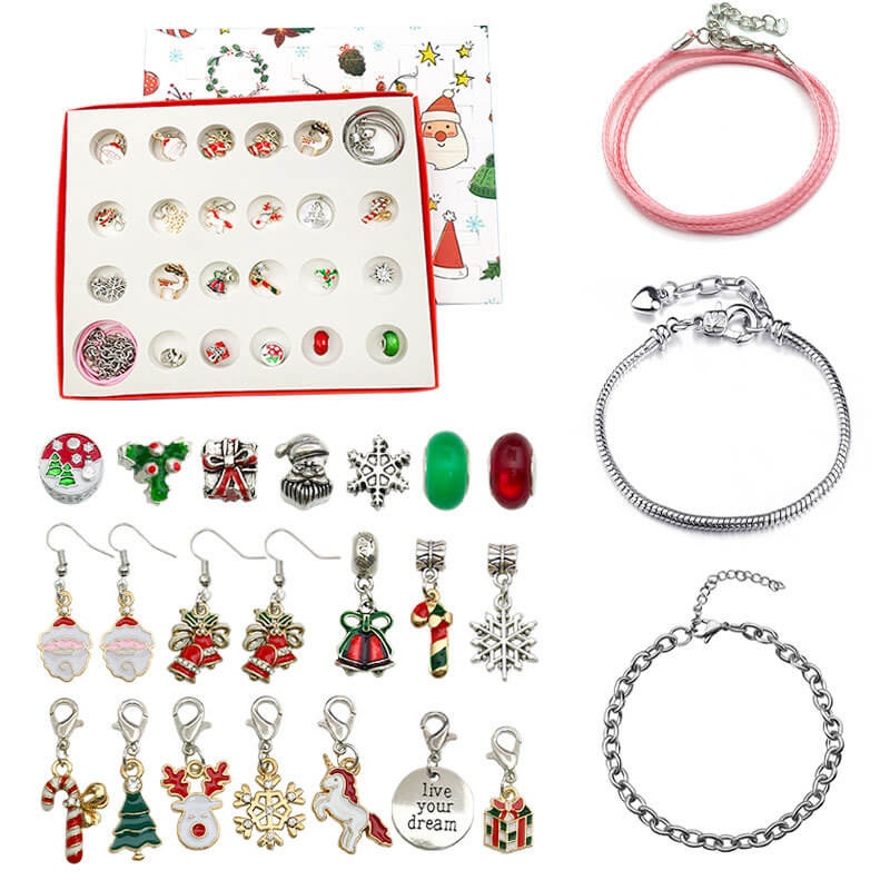 Christmas Diy Creative Bracelet Jewelry Countdown Calendar BoxChristmas, JewelryNEW TOWN BAZAAR