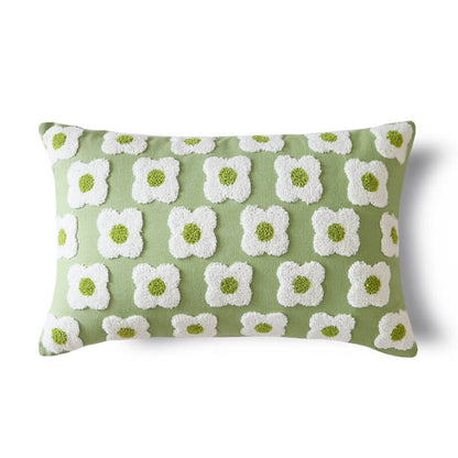 Floral Shape Cotton Linen PillowcaseHOME PILLOWS, PillowcasesNEW TOWN BAZAAR