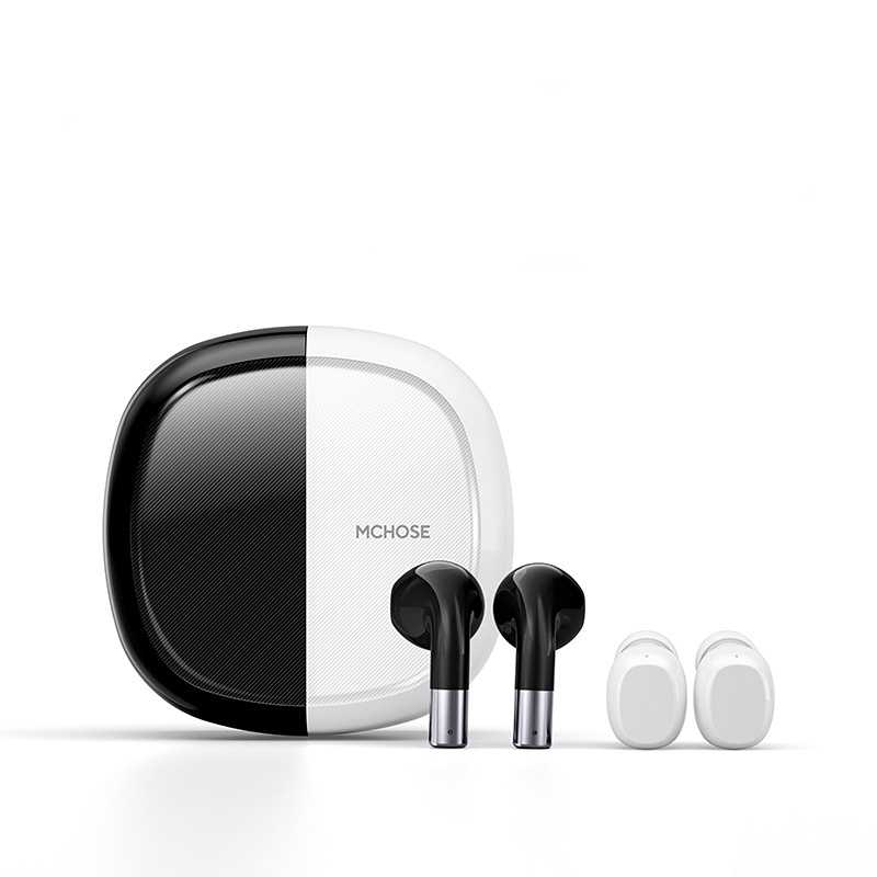 Duoble Pod Headset Designed Panda Model Bluetooth Earbuds
