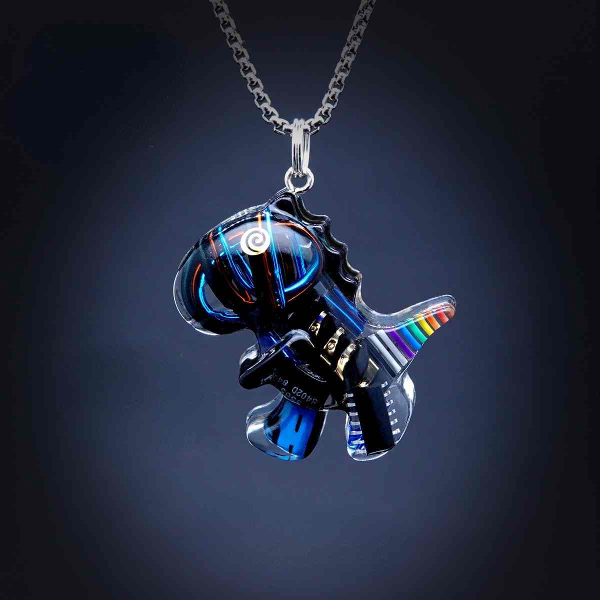 Cyberpunk Dinosaur NecklaceJewelry, necklaceNEW TOWN BAZAAR