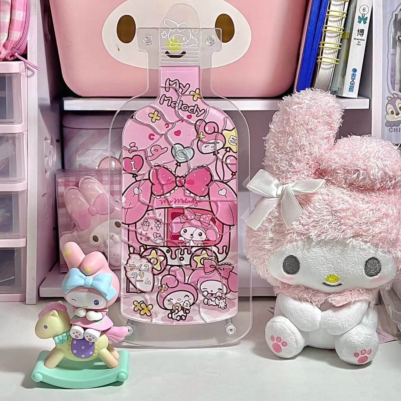 Kawaii Kuromi In The Bottle Puzzle My Melody Cinnamorollbest, PuzzlesNEW TOWN BAZAAR