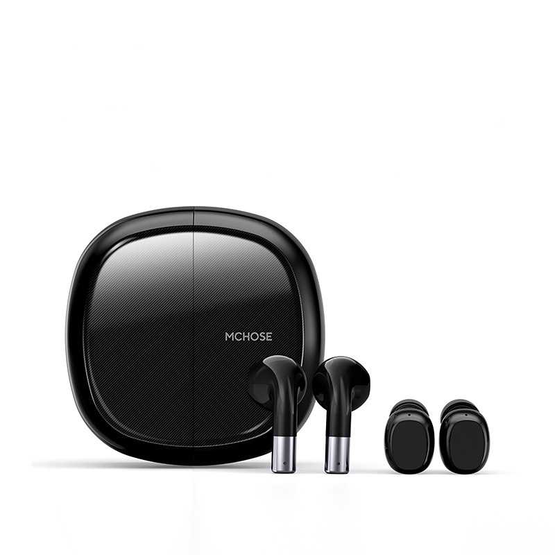 Duoble Pod Headset Designed Panda Model Bluetooth Earbuds