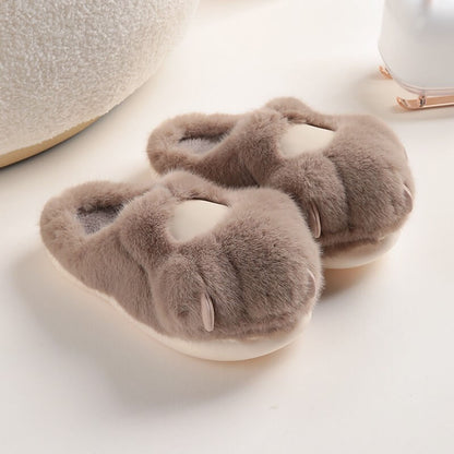 Adorable Plush Warm Paw SlippersNEW TOWN BAZAAR