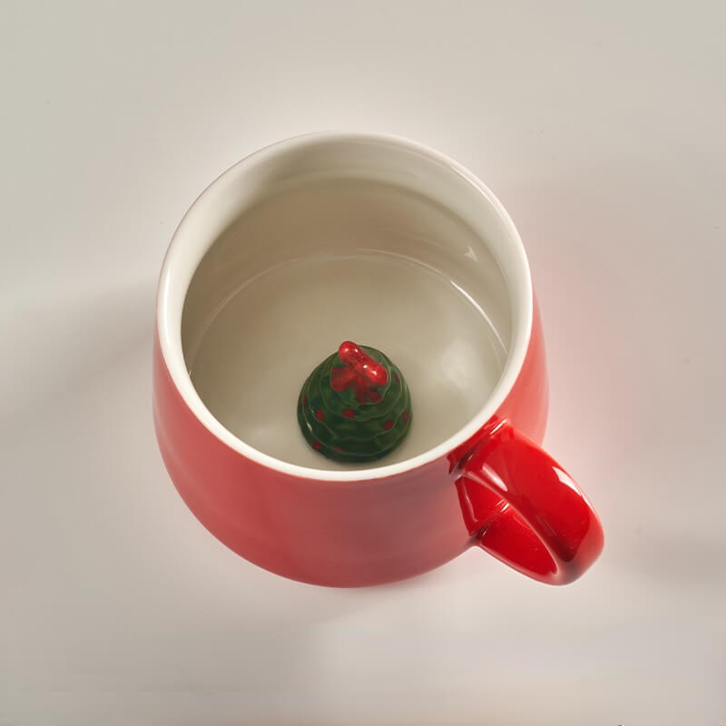 Christmas Red Decoration Gift MugsChristmasNEW TOWN BAZAAR