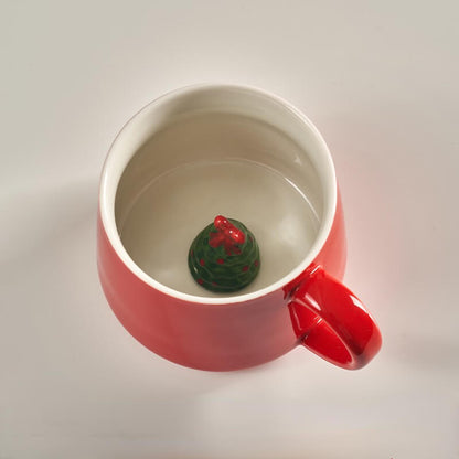 Christmas Red Decoration Gift MugsChristmasNEW TOWN BAZAAR