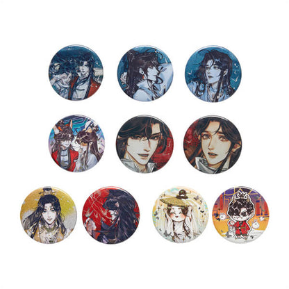 Badge en fer blanc TGCF Xie Lian Hua Cheng, série II