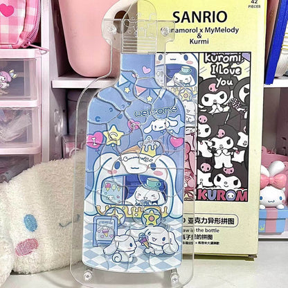 Kawaii Kuromi In The Bottle Puzzle My Melody Cinnamorollbest, PuzzlesNEW TOWN BAZAAR