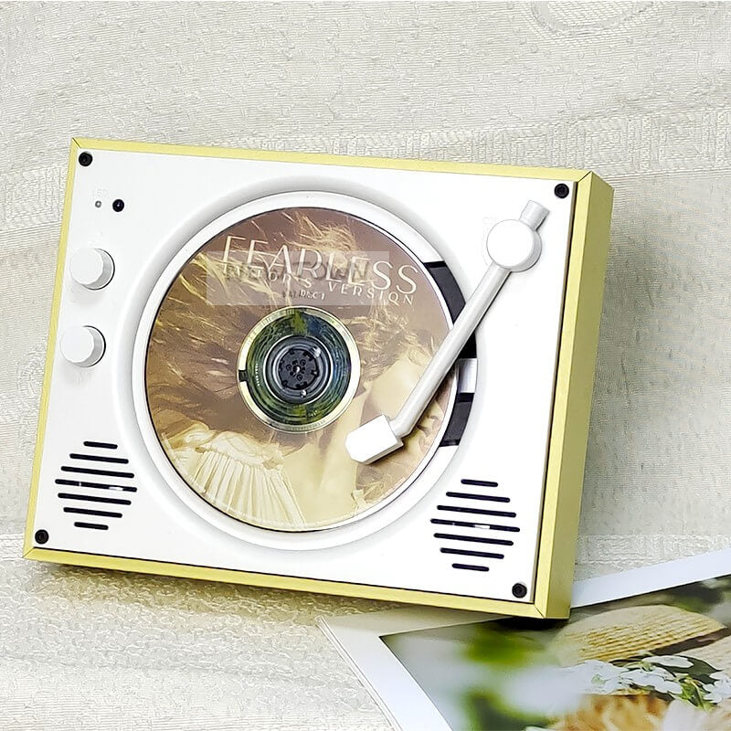 CD Player Retro Bluetooth Speaker