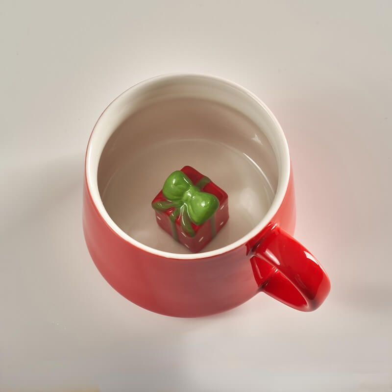 Christmas Red Decoration Gift MugsChristmasNEW TOWN BAZAAR