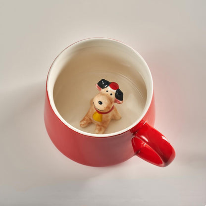 Christmas Red Decoration Gift MugsChristmasNEW TOWN BAZAAR