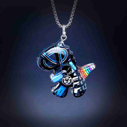 Cyberpunk Dinosaur NecklaceJewelry, necklaceNEW TOWN BAZAAR