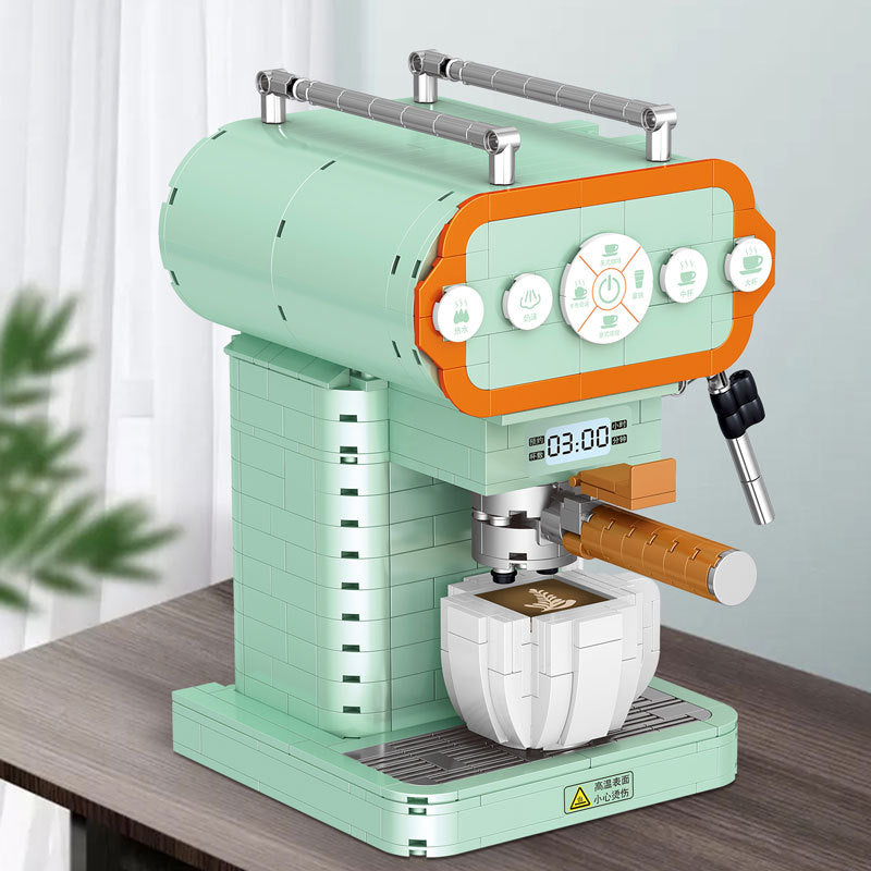 Coffee Machine Building Blocksbest, GIFT HERNEW TOWN BAZAAR