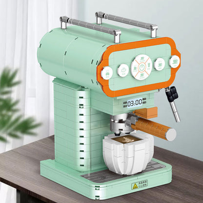 Coffee Machine Building Blocksbest, GIFT HERNEW TOWN BAZAAR