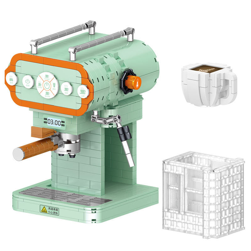 Coffee Machine Building Blocksbest, GIFT HERNEW TOWN BAZAAR