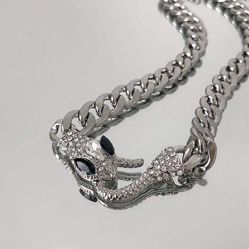 Snake Shaped Rhinestone Jewelry