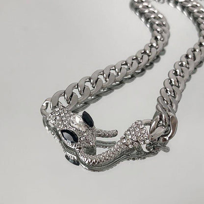 Snake Shaped Rhinestone Jewelry