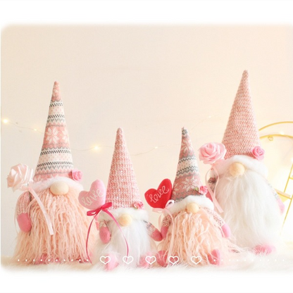 Pink Christmas Gnome Unit 6pcsNEW TOWN BAZAAR
