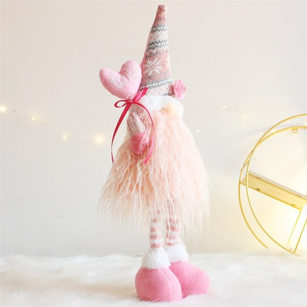 Pink Christmas Gnome Unit 6pcsNEW TOWN BAZAAR