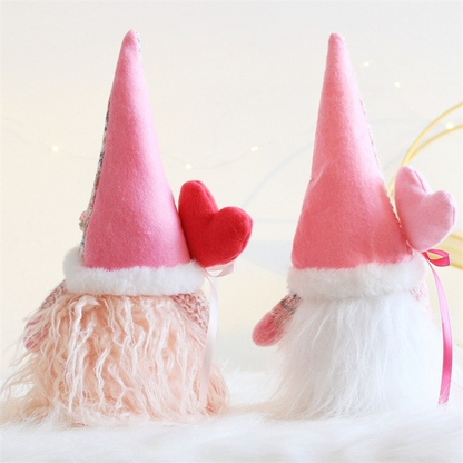 Pink Christmas Gnome Unit 6pcsNEW TOWN BAZAAR