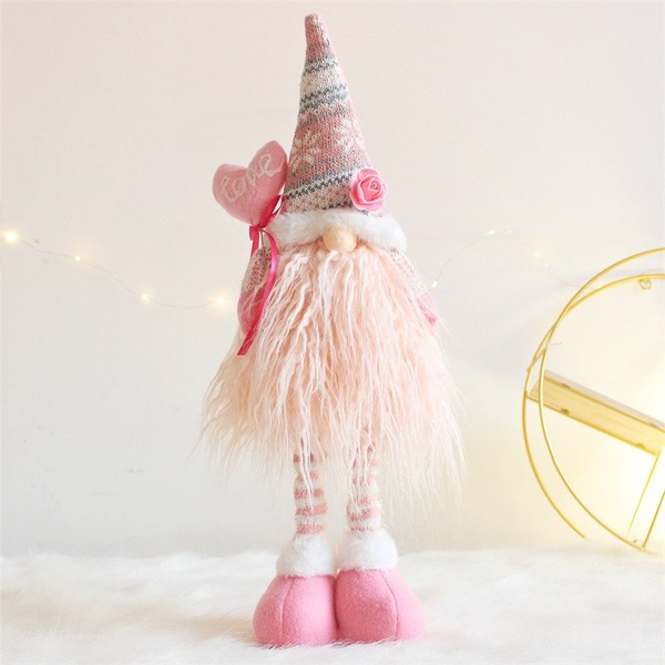 Pink Christmas Gnome Unit 6pcsNEW TOWN BAZAAR