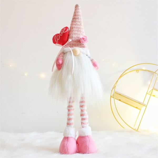 Pink Christmas Gnome Unit 6pcsNEW TOWN BAZAAR
