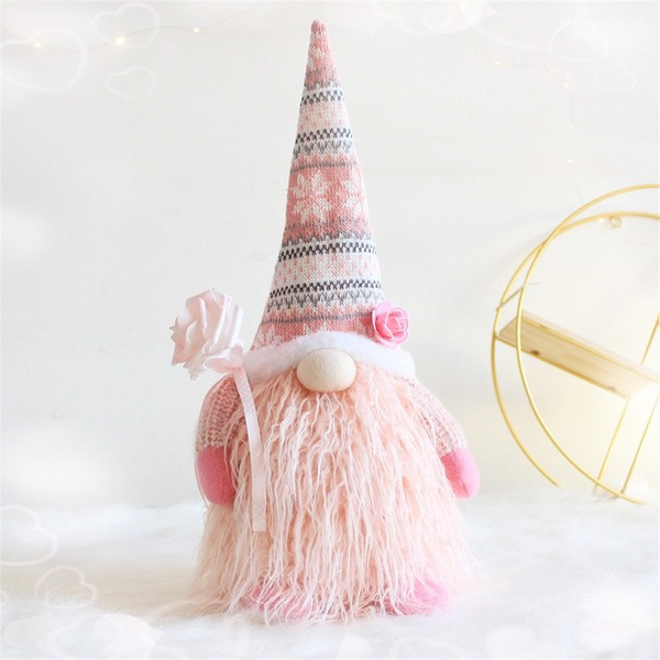 Pink Christmas Gnome Unit 6pcsNEW TOWN BAZAAR