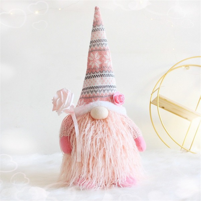 Pink Christmas Gnome Unit 6pcsNEW TOWN BAZAAR