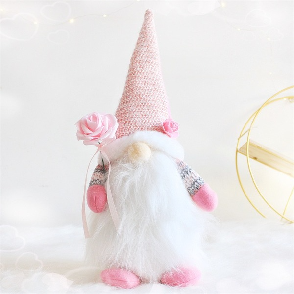 Pink Christmas Gnome Unit 6pcsNEW TOWN BAZAAR