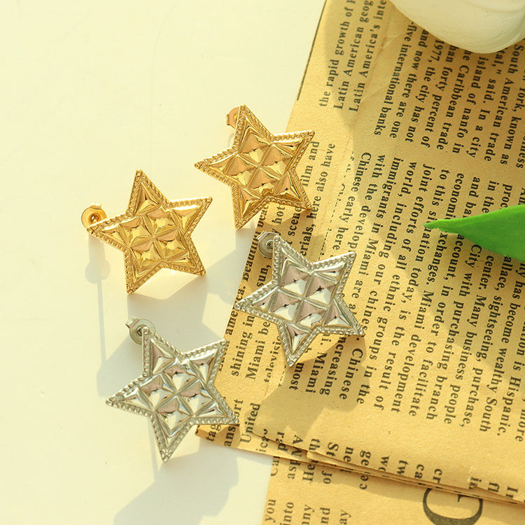 Five Pointed Star EarringsNEW TOWN BAZAAR