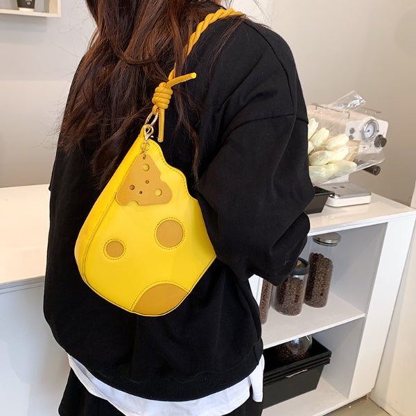 Cute Cheese Shoulder BagNEW TOWN BAZAAR