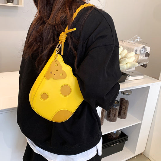 Cute Cheese Shoulder BagNEW TOWN BAZAAR
