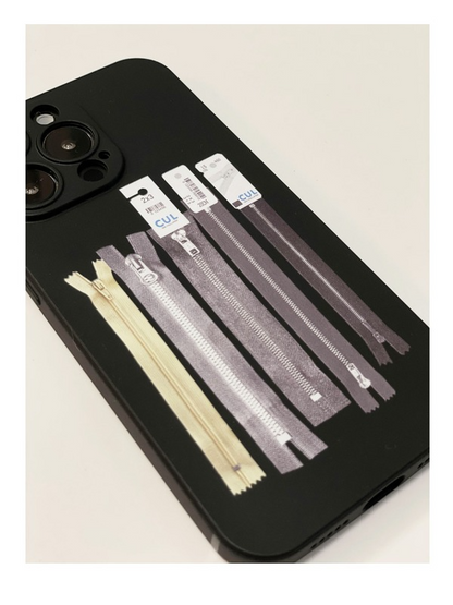 Frosted Zipper Pattern Phone CaseNEW TOWN BAZAAR