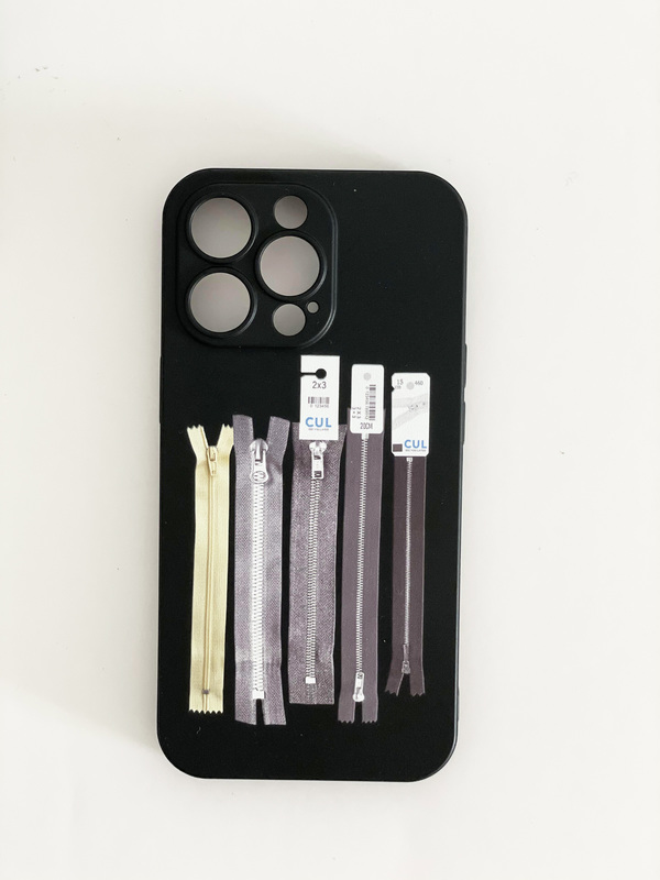 Frosted Zipper Pattern Phone CaseNEW TOWN BAZAAR