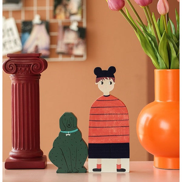 Wooden Handmade Family OrnamentHOME ORNAMENTSNEW TOWN BAZAAR