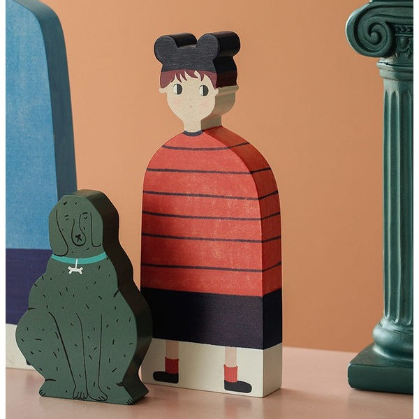Wooden Handmade Family OrnamentHOME ORNAMENTSNEW TOWN BAZAAR