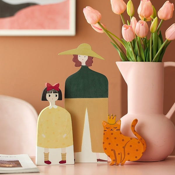 Wooden Handmade Family OrnamentHOME ORNAMENTSNEW TOWN BAZAAR