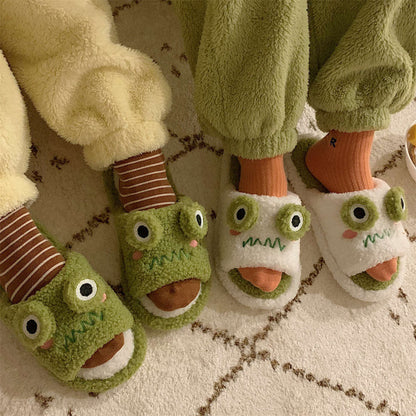 Adorable Comfort Frog Face Personalized Slipper 