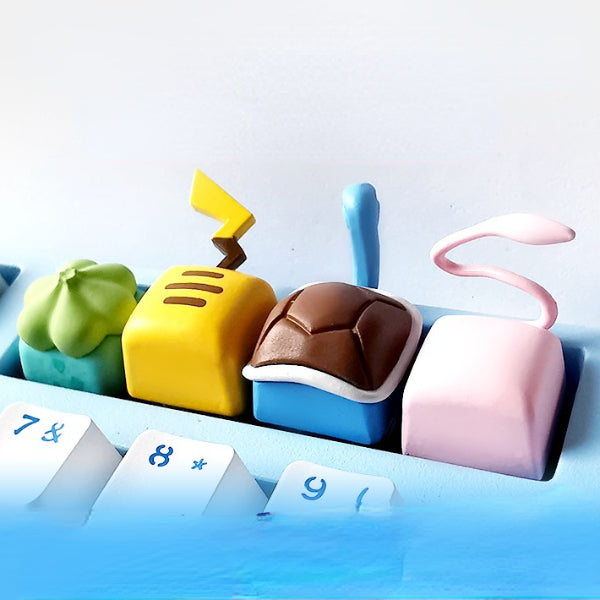 Cute Cartoon Inspired KeycapKeyCapsNEW TOWN BAZAAR