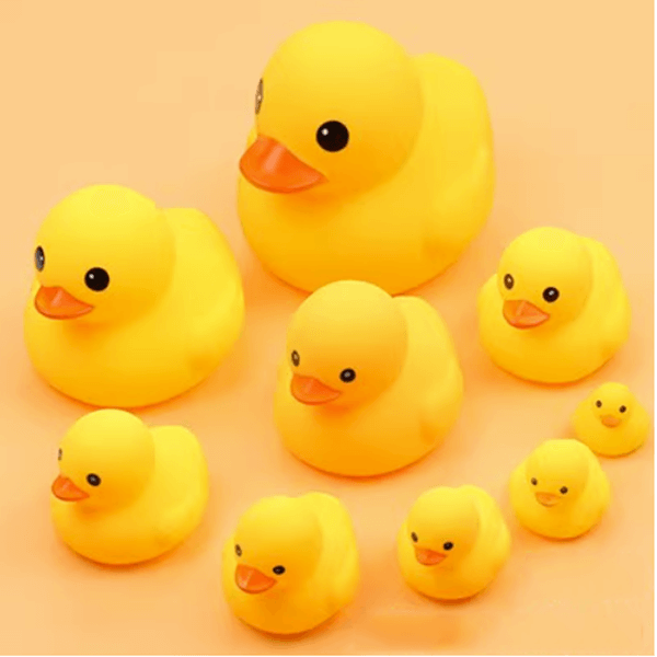 Bathing Swimming Pool Toy Squeeze Sound Little Yellow Duck