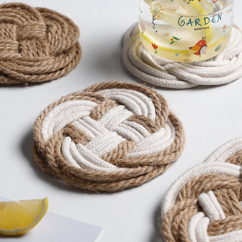 Woven Insulated CoastersHOME COASTERS & PLACEMATSNEW TOWN BAZAAR