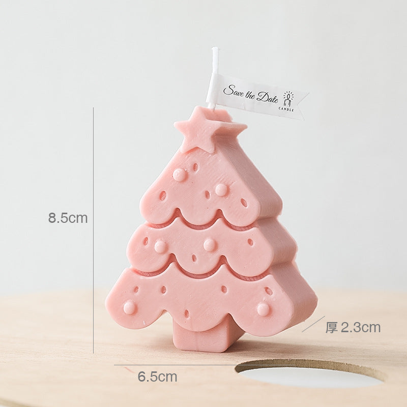Christmas Tree Scented Natural Soy Wax Festive Aroma Candle