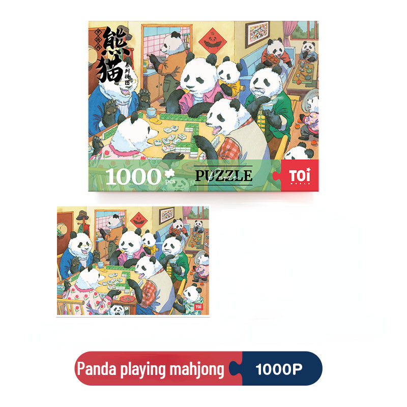 Original Chinese Cute Panda PuzzleTOINEW TOWN BAZAAR