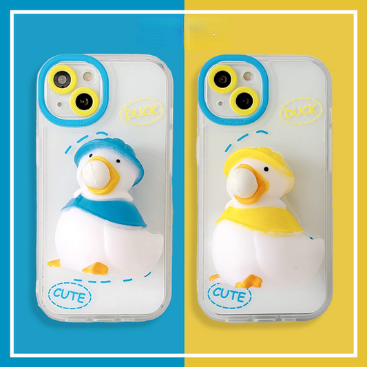 Duck Blowing Bubble iPhone CaseNEW TOWN BAZAAR