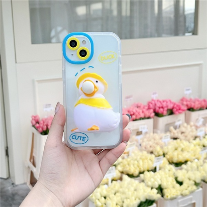 Duck Blowing Bubble iPhone CaseNEW TOWN BAZAAR