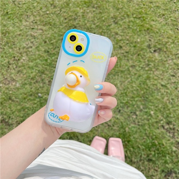 Duck Blowing Bubble iPhone CaseNEW TOWN BAZAAR