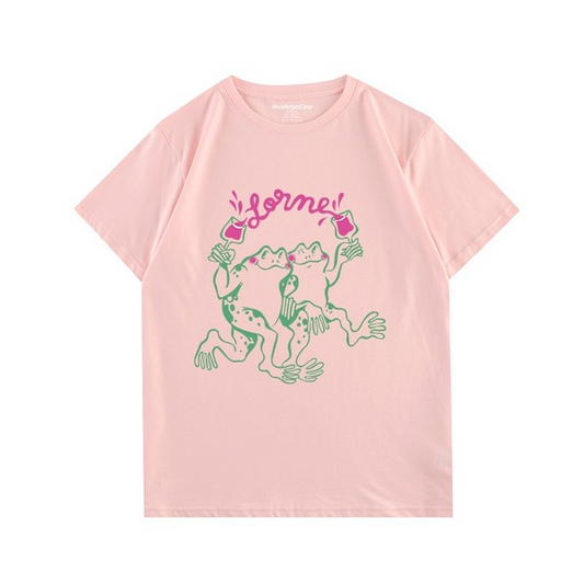 Happy Frogs Couple T-shirtT-shirt, unisex T-shirt, unisex TshirtNEW TOWN BAZAAR