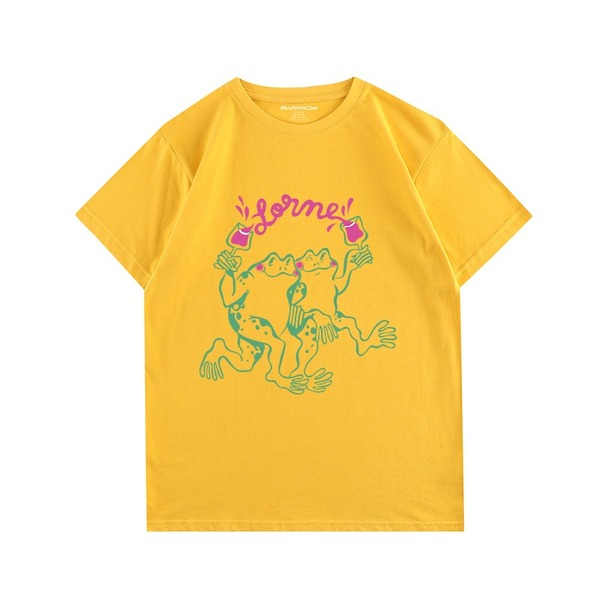 Happy Frogs Couple T-shirtT-shirt, unisex T-shirt, unisex TshirtNEW TOWN BAZAAR